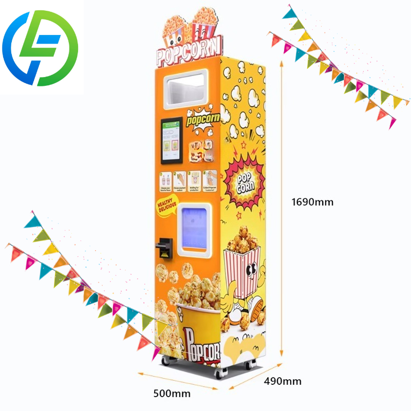 Popcorn Vending Machine - ماكينة بيع الفشار المخصصة تعمل على