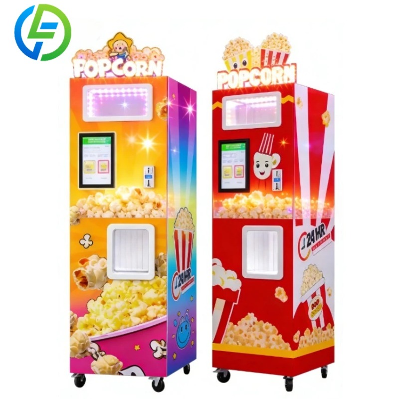 Popcorn Vending Machine - ماكينة بيع الفشار الأوتوماتيكية المخصصة بتصميم