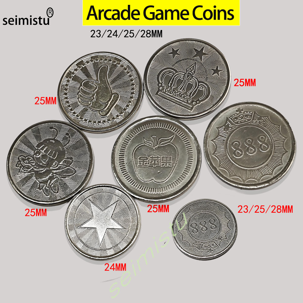 Coin Acceptor Selector - 100 قطعة الفولاذ المقاوم للصدأ 23/24/25