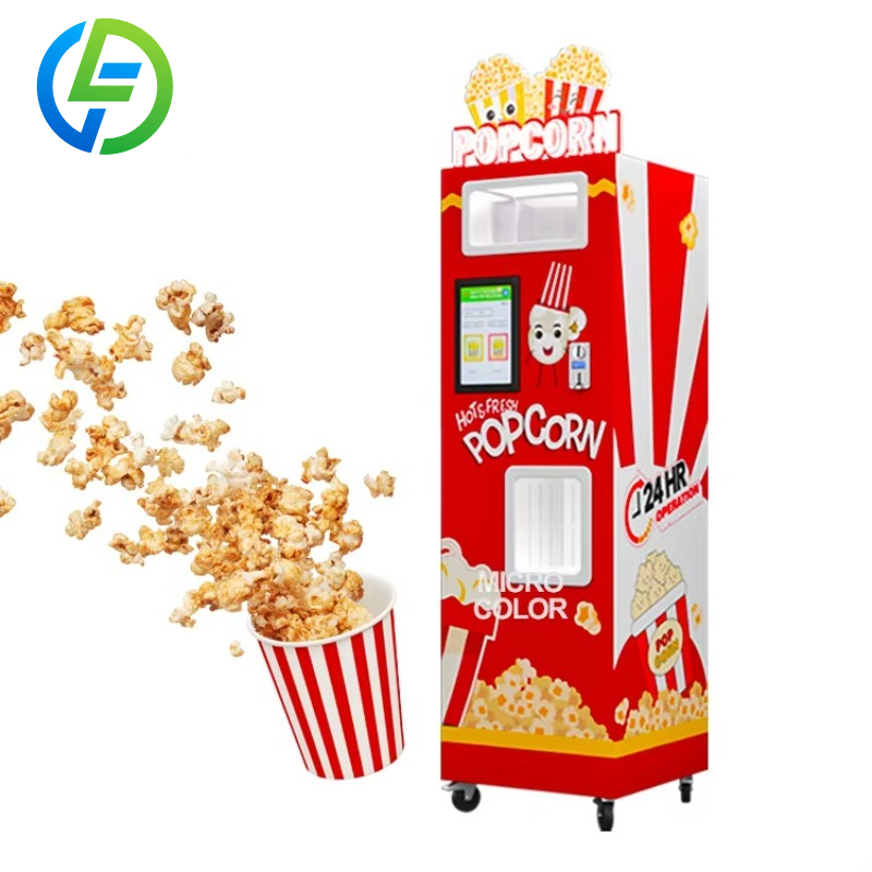 آلة صنع الفشار التجارية المخصص - مراجعة Popcorn Vending Machine وسعره