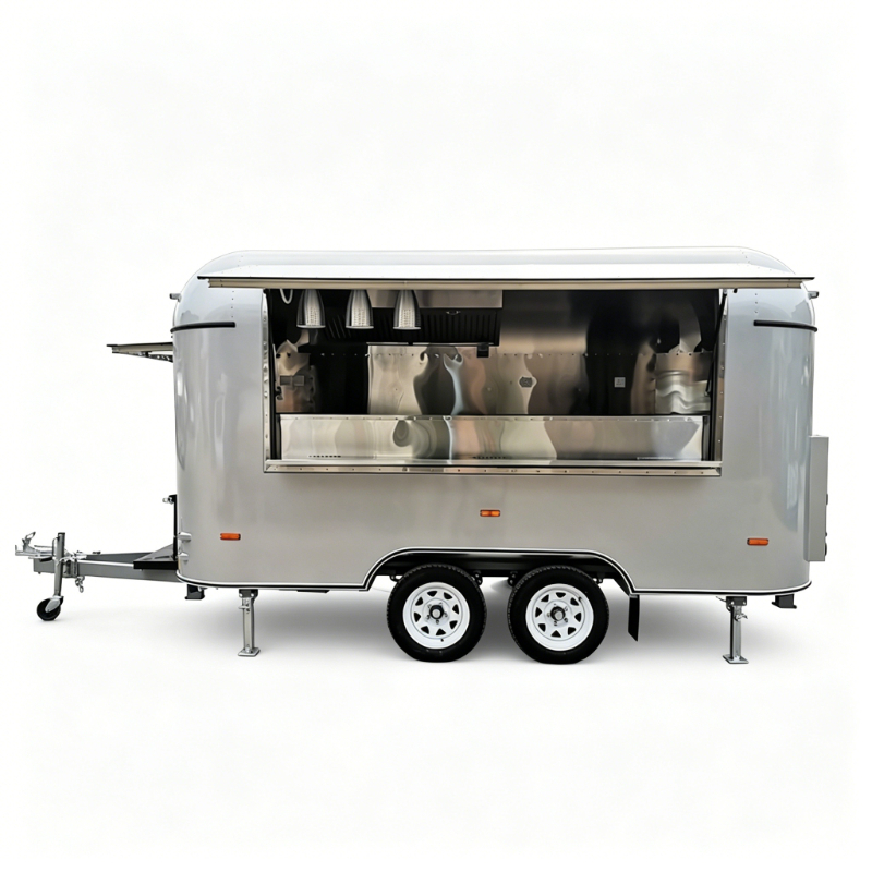 شاحنة طعام متنقلة مخصصة مع مطب - مراجعة Hot Dog Vending Cart وسعره
