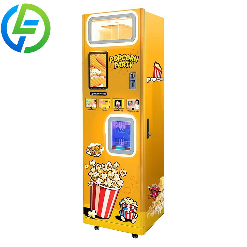 آلة بيع الفشار الأوتوماتيكية ا - مراجعة Popcorn Vending Machine وسعره